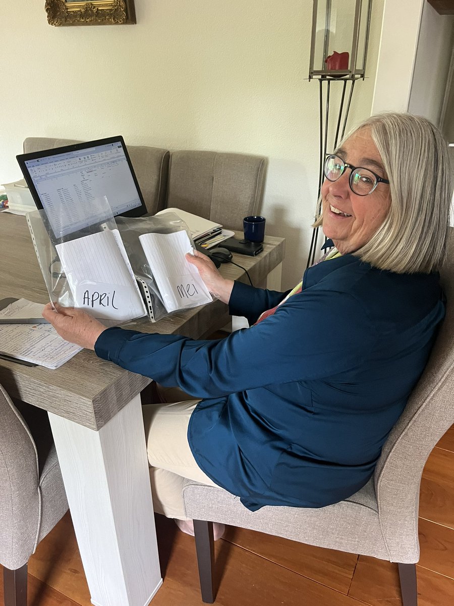 Mega dankbaar💚
🏑vriendin Ineke #hcrotterdam gaat onze cijfers bijhouden.