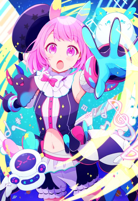 「gloves musical note」 illustration images(Latest)