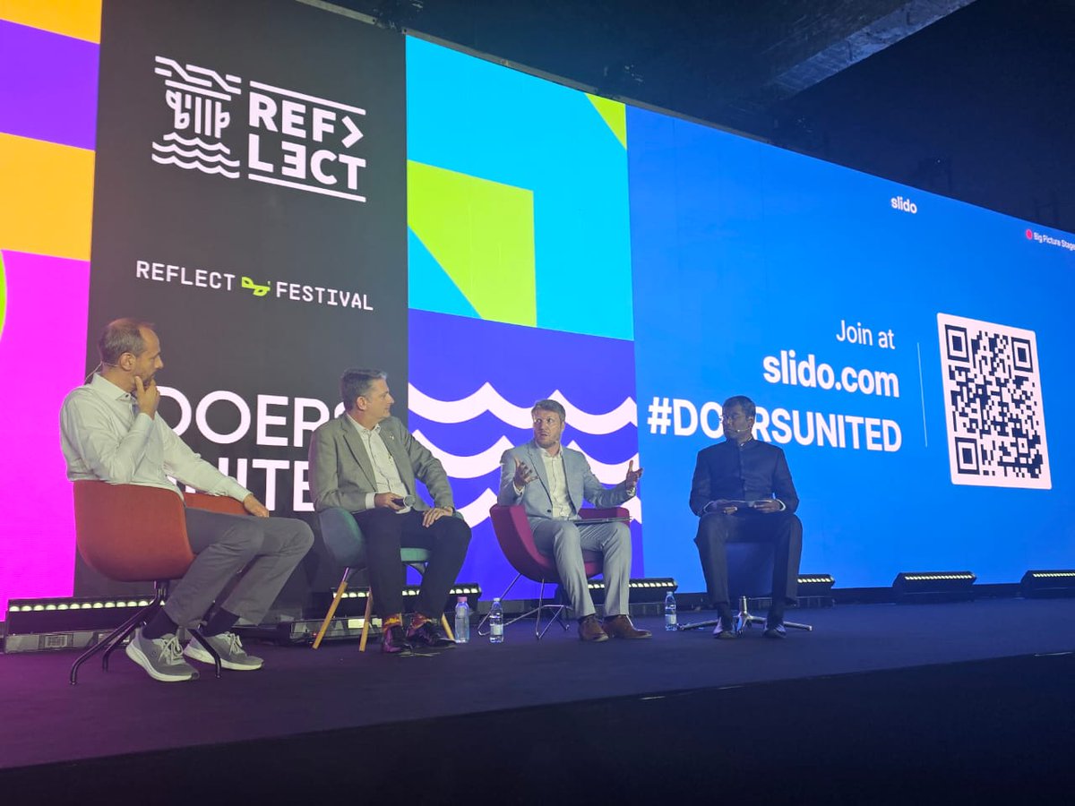 Today at @festivalReflect, DHC Ben Rawlings @benplomacy joined a panel discussion on global changes and globalisation, highlighting how the 🇬🇧 produces world-leading businesses in cyber, fintech and renewables.