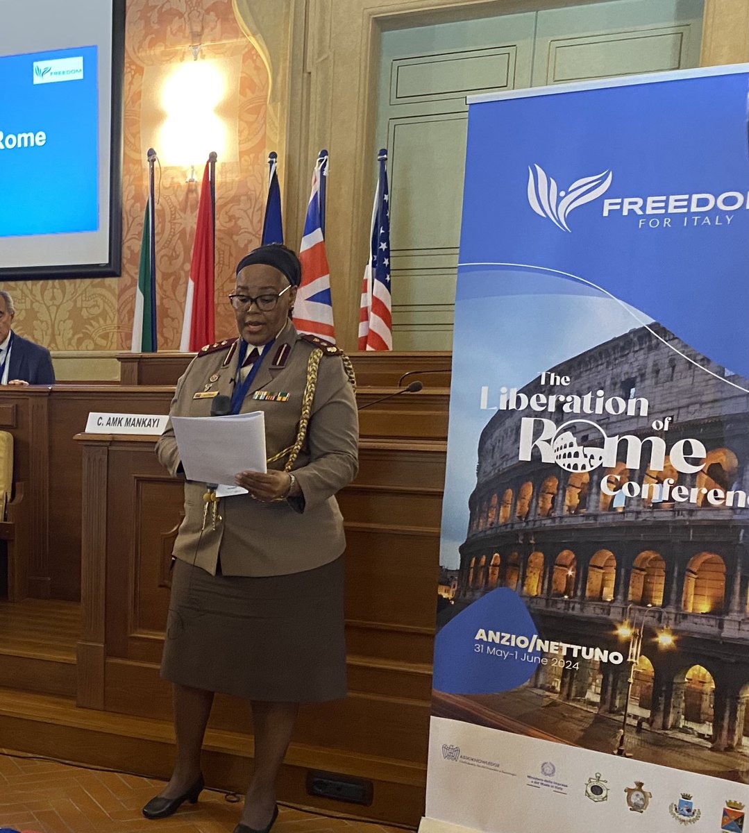PLinItalia's tweet image. #Anzio  #Nettuno🇮🇹 

Conferenza internazionale “The Liberation of Rome” con la partecipazione Amb🇵🇱 @Anna_M_Anders diplomatici 🇺🇸🇬🇧🇨🇦🇳🇿🇫🇷🇩🇪in occasione dell’80 anniversario della liberazione di Roma

Straordinaria riconoscenza al sacrificio  dei soldati 🇵🇱 guidati dal gen. Anders