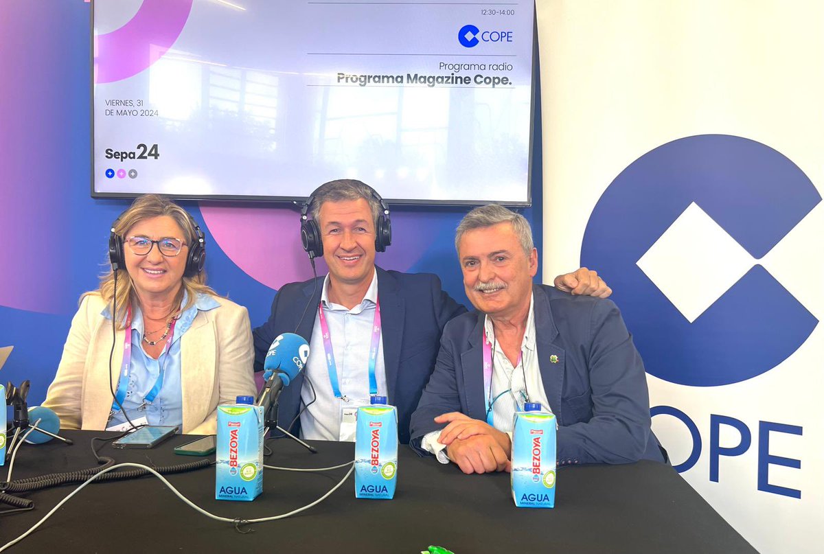 Hoy estamos presentes en Bilbao apoyando uno de los congresos de referencia para la profesión, el que organiza <a href="/SEPAperiodoncia/">SEPA</a>, presidida por <a href="/JoseNartPerio/">Jose Nart</a>. El Dr. García Lorente y la Dra. Meruelo le acompañan en <a href="/COPE/">COPE</a> #YoVoyAlDentista