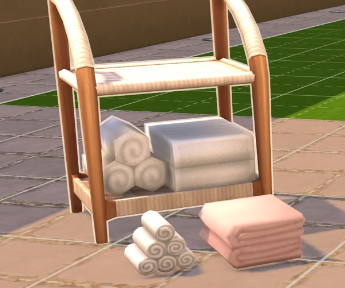 sims_mix's tweet photo. @TheHenfordHen @TheSims I'm shocked with that low-poly horror on the table from this kit.😱 For comparison, the same decor from the base and the spa. https://t.co/wdoYNyiyq5