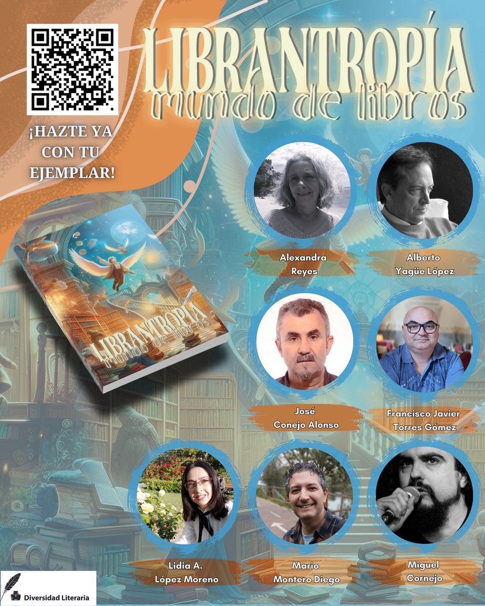 📚 Participa en el Crowdfunding de 'Librantropía. Mundo de libros' ✨, una antología de relatos de fantasía como nunca antes la habías leído...
👉🏽 bit.ly/44PZrit