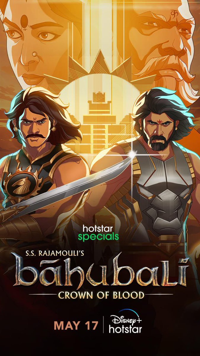 The animated series #BaahubaliCrownofBlood is available on @disneyplusHSTam in Tamil.

The story predates the #Baahubali movies.

In this series, #Baahubali and #Bhallaladeva collaborate. The villain #Raktadev is well-portrayed.

Episodes are short and gripping.

Both the