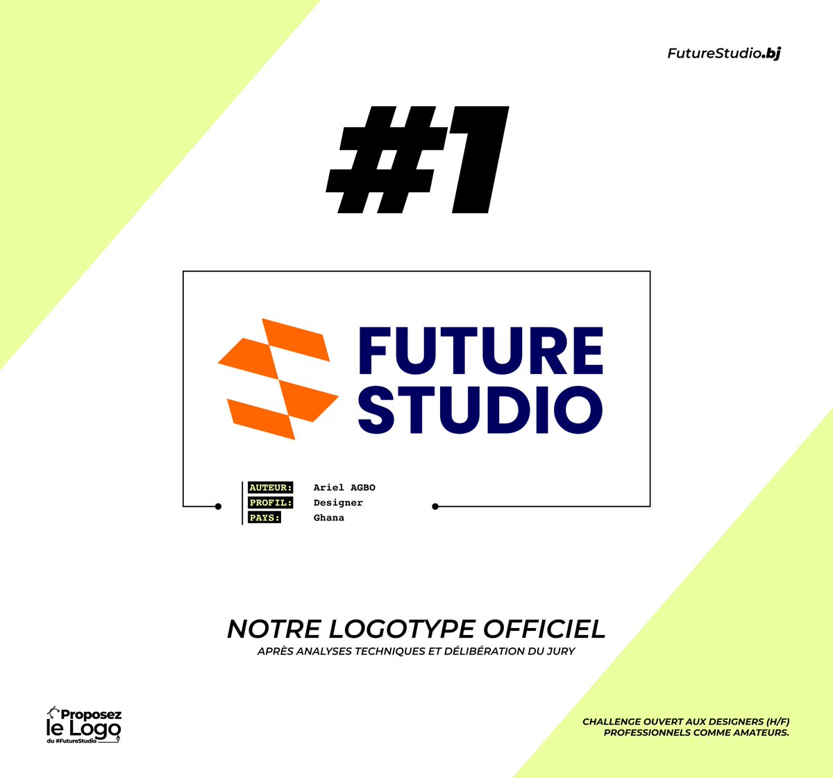futurestudio_io's tweet photo. 🎉 Annonce Officielle ! 🎉
Voici le nouveau logo officiel du Future Studio ! Merci à tous les participants pour leurs incroyables créations et à notre jury qualifié pour leur délibération rigoureuse.
https://t.co/r1mgWF0zM5
#FutureStudio #NouveauLogo https://t.co/ZfgzxyZvPN