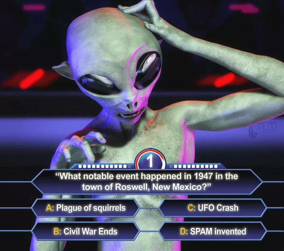 Can you guess the million dollar question? 💸👽

#Xeno #UFO #Alien