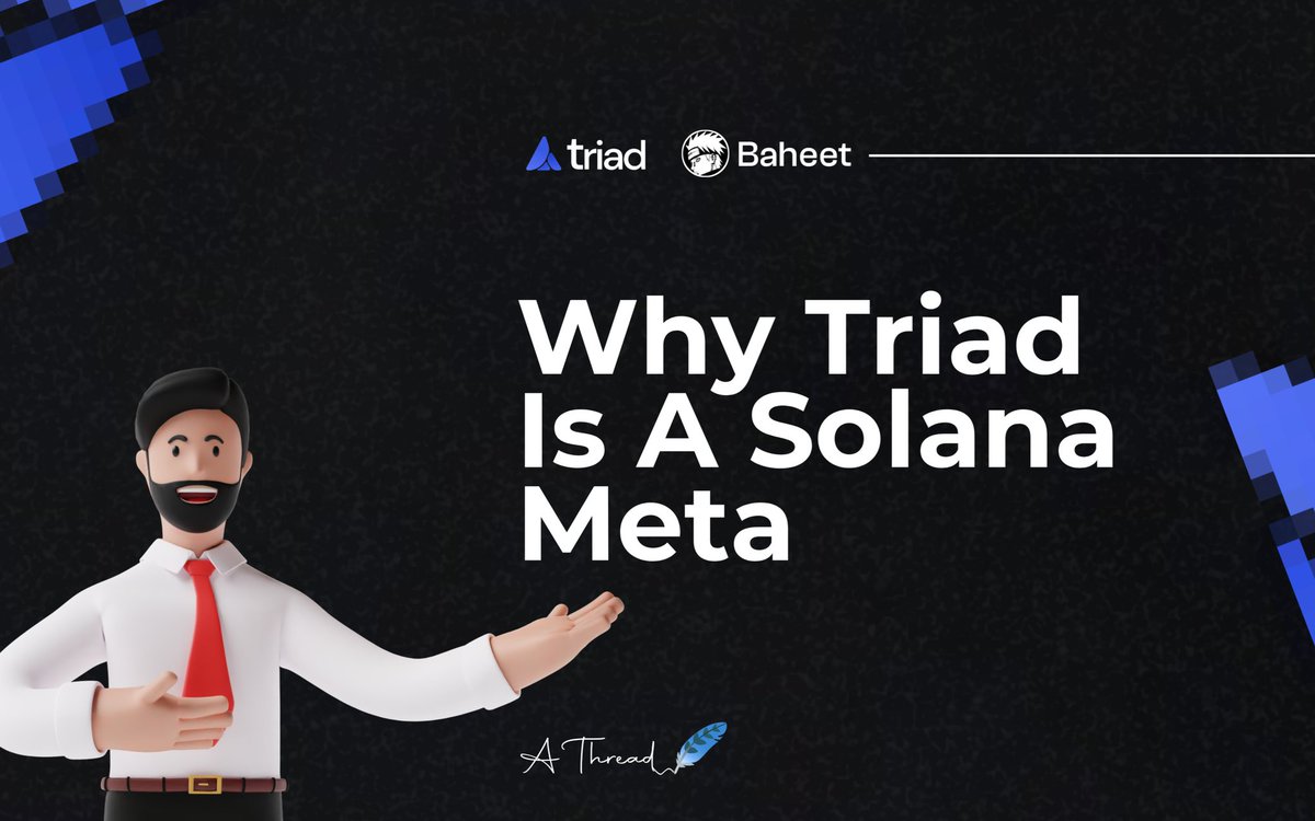 @triadfi @SuperteamEarn @triad_labs In conclusion I believe @triadfi is a Solana Meta because of its potential to bring in more liquidity to the market. This is something you should be bullish on 

Solana is about to experience a massive inflow of new users, traders and builders due to Triad and I am excited about