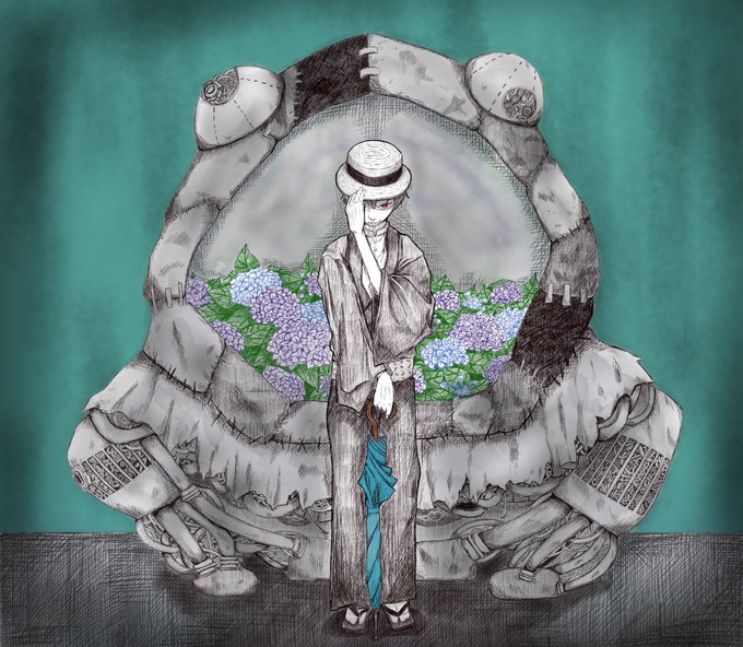 「flower standing」 illustration images(Latest)
