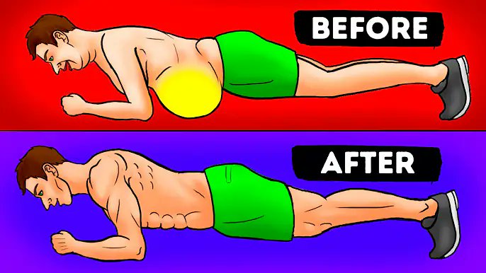 5-Min Different Planks to get 6 Pack Abs 💪 save this...