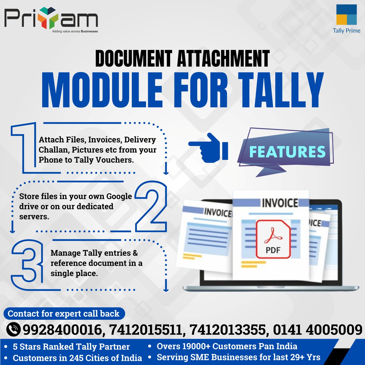 priyamtallyjpr's tweet photo. Unlock seamless document management with Tally's document attachment module! 📎💼 

Contact us- 9928400016, 7412015511, 7412013355, 0141 4005009

 #Tally #DocumentManagement #EfficiencyBoost #BusinessSoftware #DigitalSolutions #WorkflowSimplicity #TechSolutions https://t.co/ydVYhooRVz