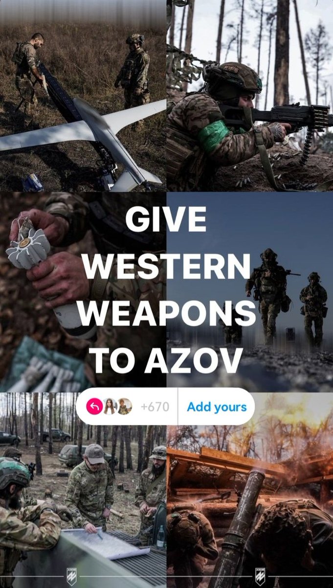 Forbidding one of Ukraine's elite brigades to receive western weapons is yet another example of how embarrassingly gullible, ignorant and susceptible to russian lies our Western officials truly are. Give Western Weapons to Azov! End Azov ban!