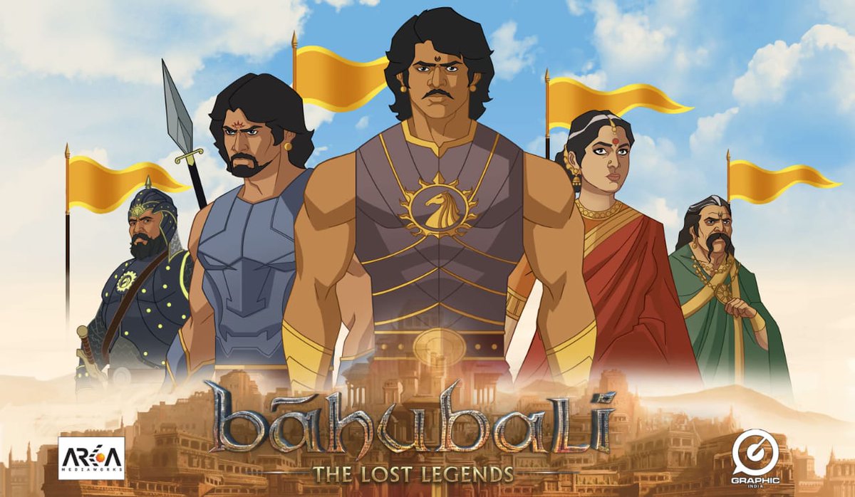 The animation series #BaahubaliCrownofBlood is now streaming on @disneyplusHSTam in Tamil.

This story takes place before the #Baahubali movies.

In this series, #Baahubali and #Bhallaladeva join forces. The villain #Raktadev is well-crafted.

The episodes are short and engaging.