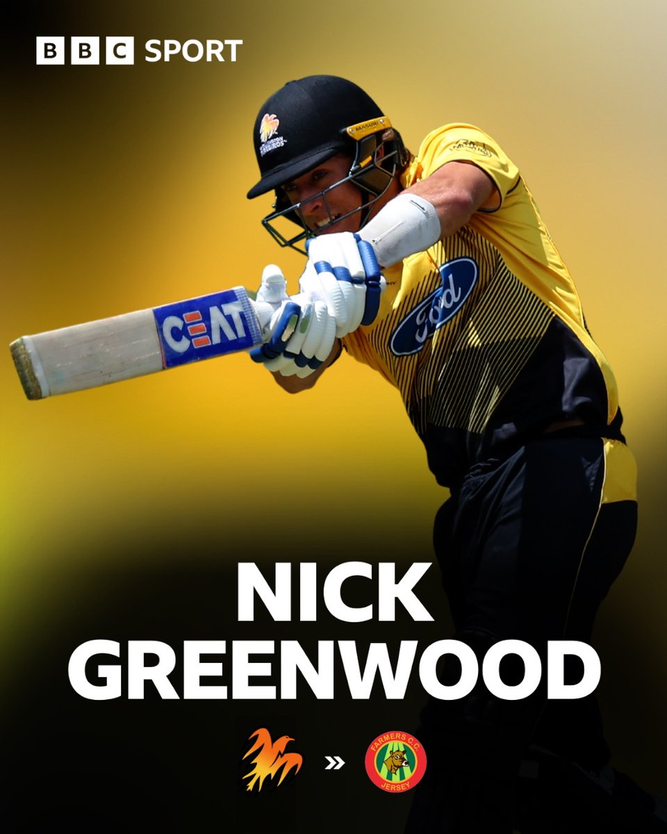 🏏 Jersey international batter Nick Greenwood, who plays First Class cricket for Wellington in New Zealand, has joined island side Farmers. Read more 👉 bbc.in/3VkKqlx