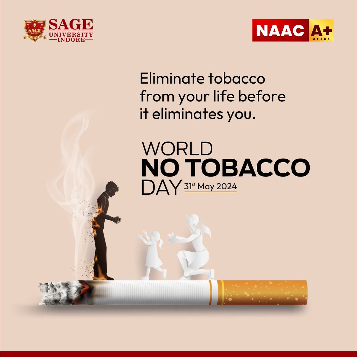 SAGE_INDORE's tweet photo. This #WorldNoTobaccoDay , let's raise awareness about the dangers of tobacco use. Together, we can create a healthier future.
-
#NoTobaccoDay #AntiTobaccoDay #WorldNoTobaccoDay2024 #SAGEUniversity #SAGEIndore #SAGEUniversityIndore #BestUniversityInIndore https://t.co/PtwXeqK1V2
