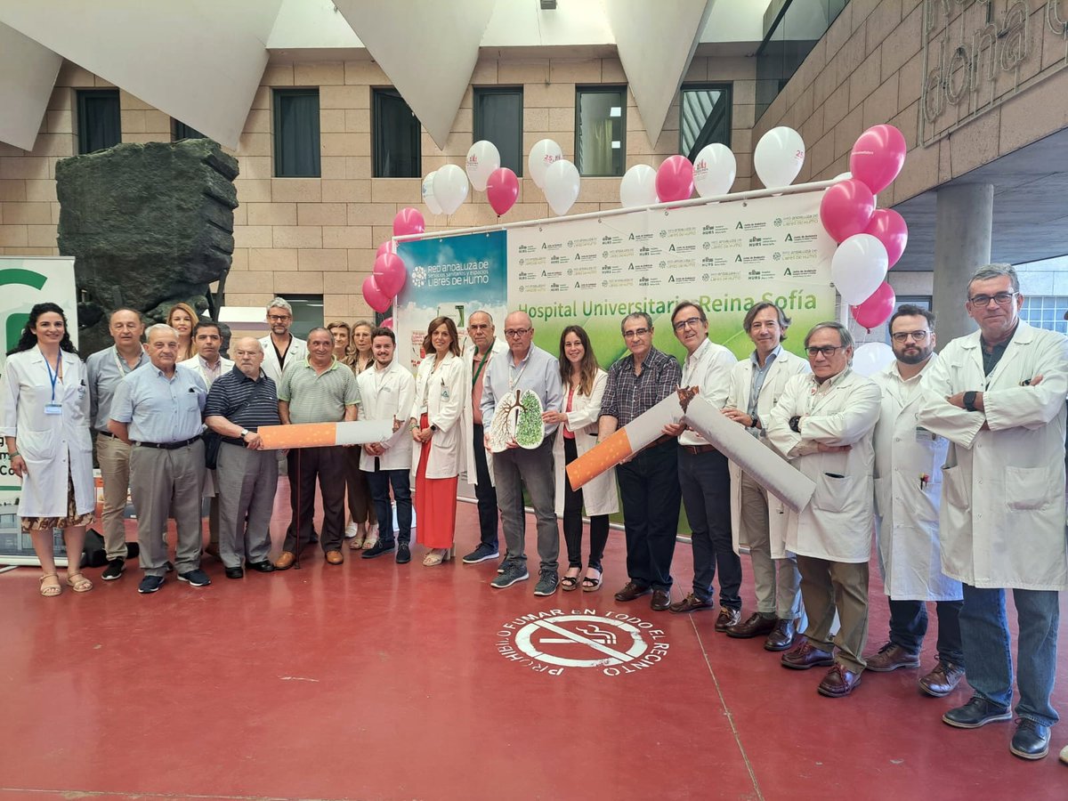 🚭 En el #DíaMundialSinTabaco, el IMIBIC se suma a la iniciativa del @hureinasofia para concienciar a la sociedad sobre los efectos nocivos y letales del consumo de tabaco

❤️Una vida sin tabaco, es una vida mejor😊

#libredehumo #díasintabaco #vidasaludable #tabaco #salud