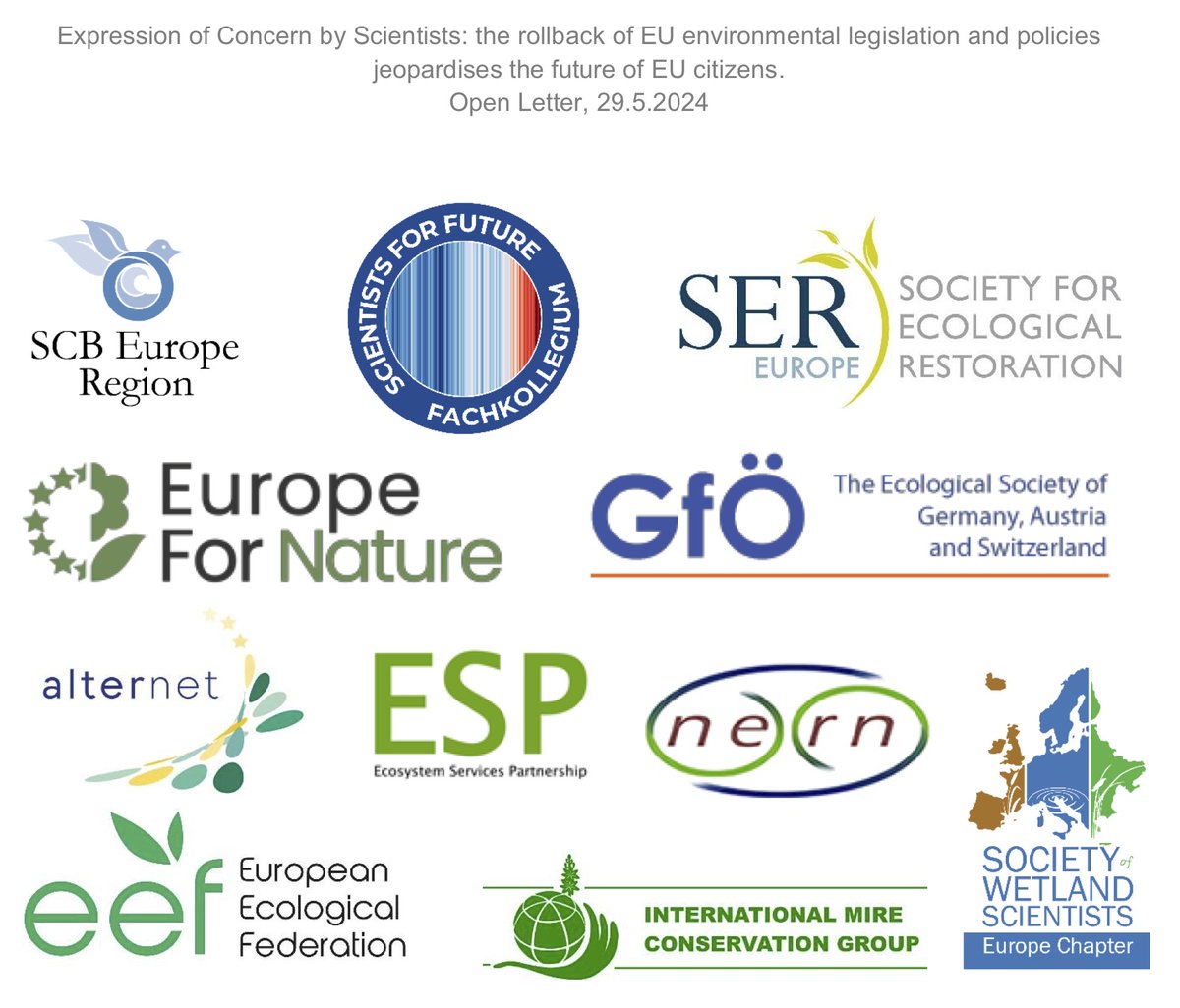 'It is unacceptable that European governors opt to worsen the conditions that drive these crises: namely, overusing Earth’s resources, emitting greenhouse gases and pollutants, and disposing of waste, microplastic, and toxic material around us.' zenodo.org/records/113734…