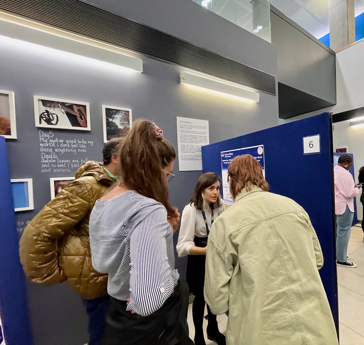 yungyaolin's tweet image. Very proud of my PhD student Fatma Coban Adanur presenting her work #MicroPhysiologicalSystems of #CorticoMotorCircuits and winning the Best Poster Award at the @blizard_inst Graduate Studies Day!
👏🎉🎊Well done!!
@QMULBartsTheLon
@QMUL