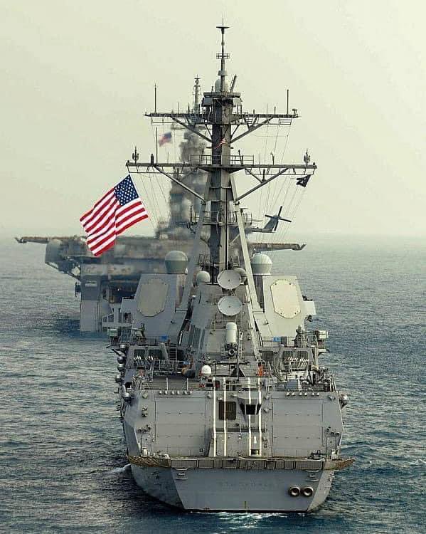 🚨Update: US forces hit a Yemen radio tower and Yemen responded with an attack on the US Naval Task Force. Yemen claimed a direct hit on a Navy warship.