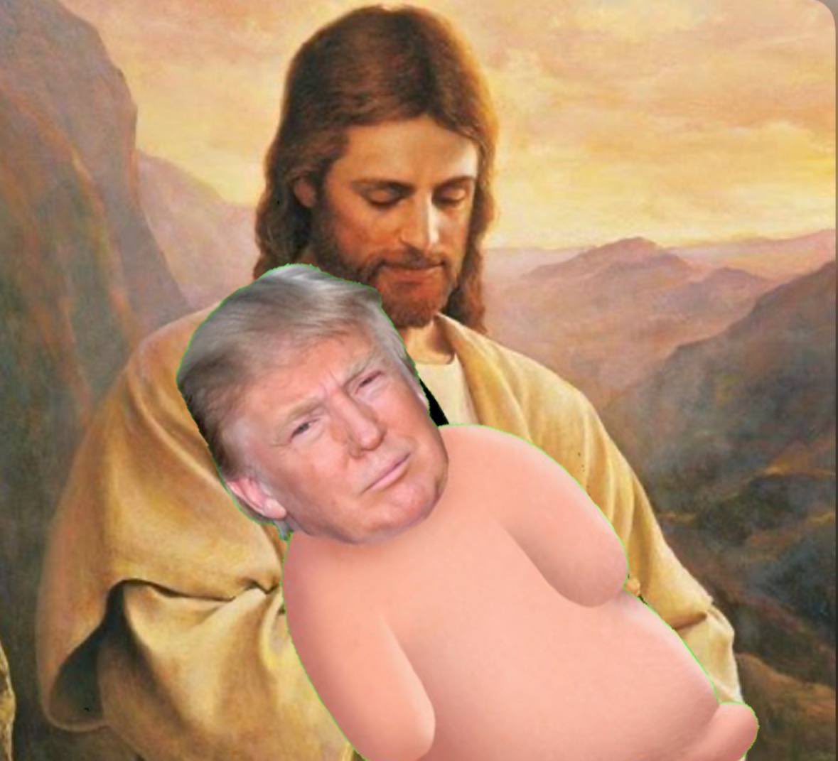 MaximuszTV's tweet photo. @dexnfts We’re apeing free #trumpie @trumpiesol https://t.co/1lMCfdjJU8