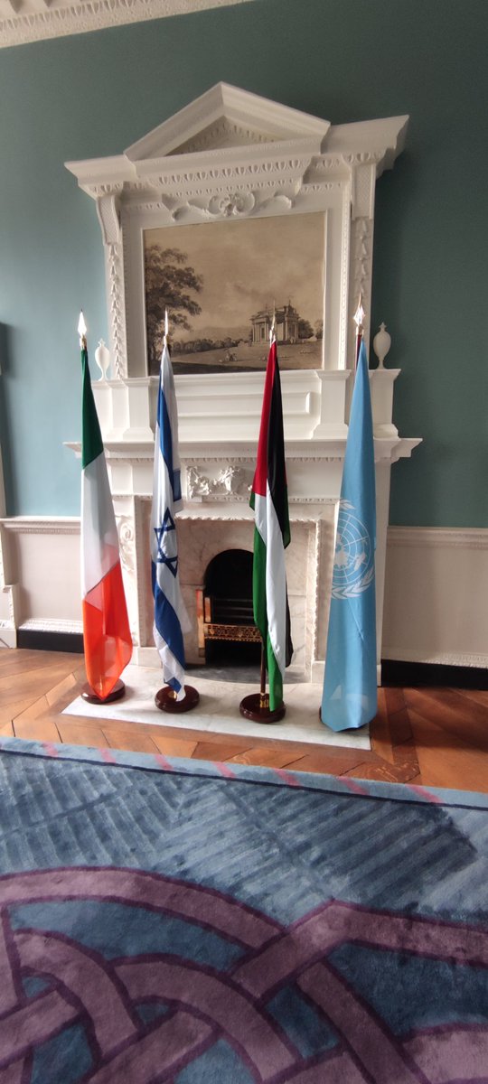 Why is the flag of a state committing genocide being showcased in our parliament? After the Palestinian flag was taken down from the flagpole, someone has apparently decided that the Israeli flag should sit alongside it in Leinster House.