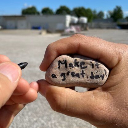 klausinggroup's tweet photo. 🌟 Surprise! 🌟 We've hidden several special rocks around the gravel parking lot of our yard.✨ Find one and brighten your day! Snap a pic and tag us - let's spread a little positivity together! 💖 #HiddenGems #PositiveVibes #SpreadKindness #FindYourRock https://t.co/zWuRab8rTU