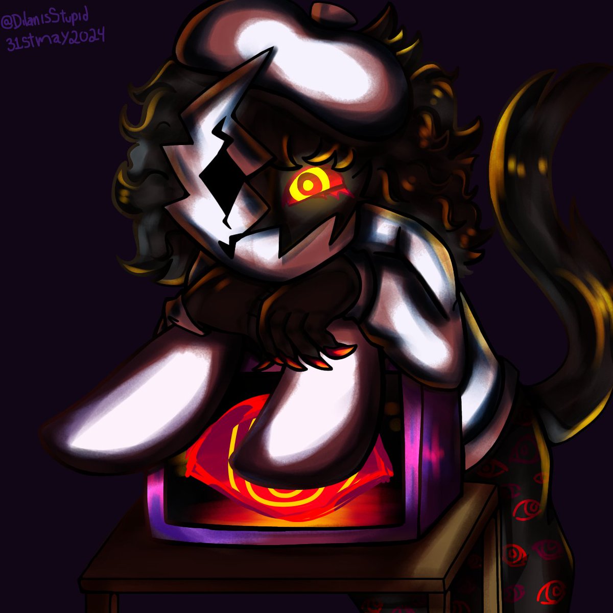 DilanisStupid's tweet image. Here is a drawing!

#Regretevator #regretevatorfanart  #Folly