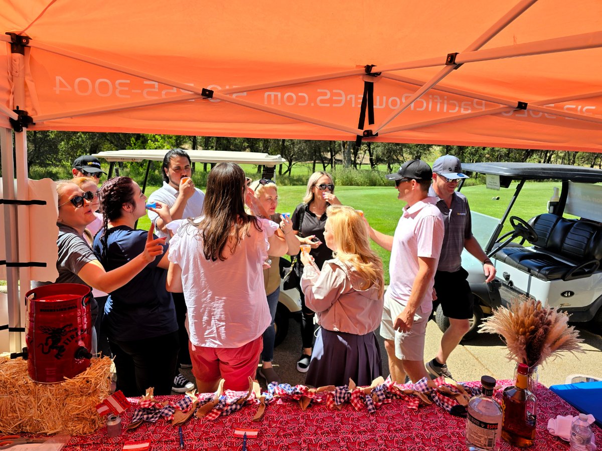 Solaceenthvac's tweet photo. Yesterday, we had a great time at the IREM Golf Tournament. The theme was "travel through time," which took us back to the wild west. We had a wonderful day interacting with customers and meeting new people! #SolaceEnterprises #customerappreciation #commercialservices https://t.co/IjC5XiuehU