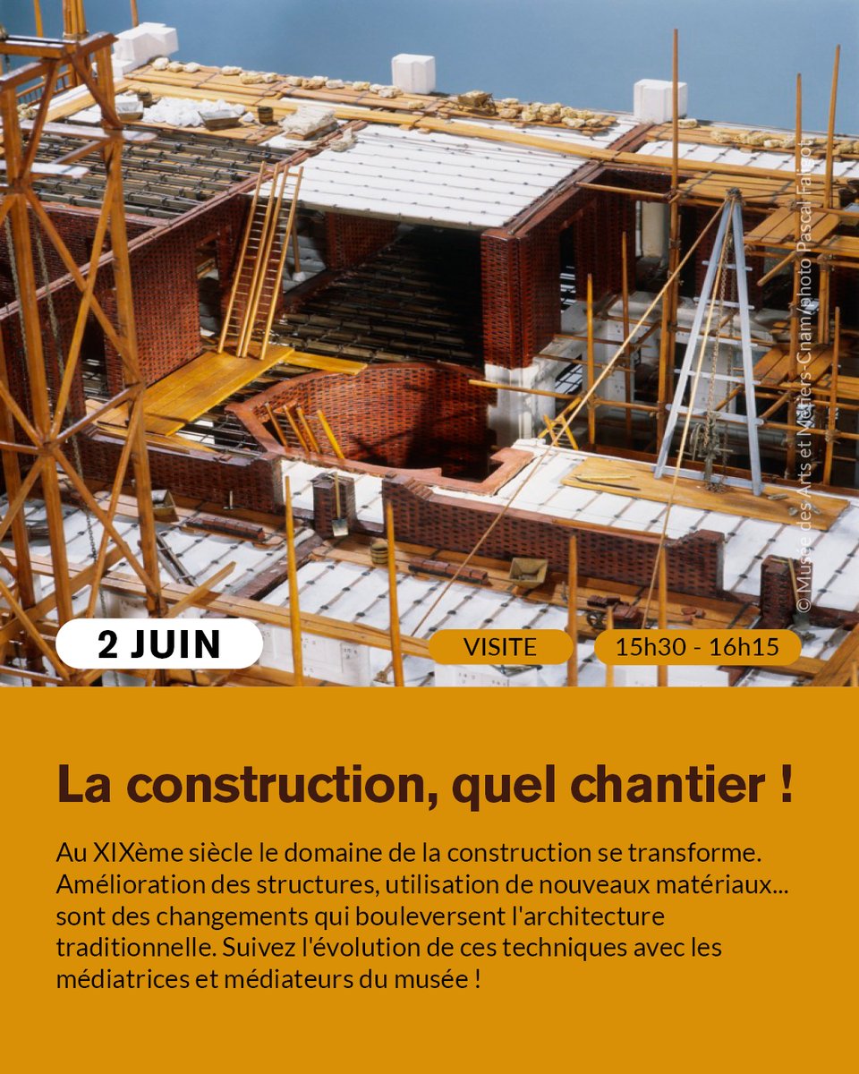 ArtsetMetiers's tweet photo. 📣 Ce week-end au musée 📣
On commence le mois de juin avec un week-end plein de surprises, de découvertes et d'animations ! 🎉
#Visite #sciences #weekend #musée #famille #pendule #artsetmétiers #exploration #jeu #collections #atelier #enfant #danse #avion #photo https://t.co/M5jMQ0unUv