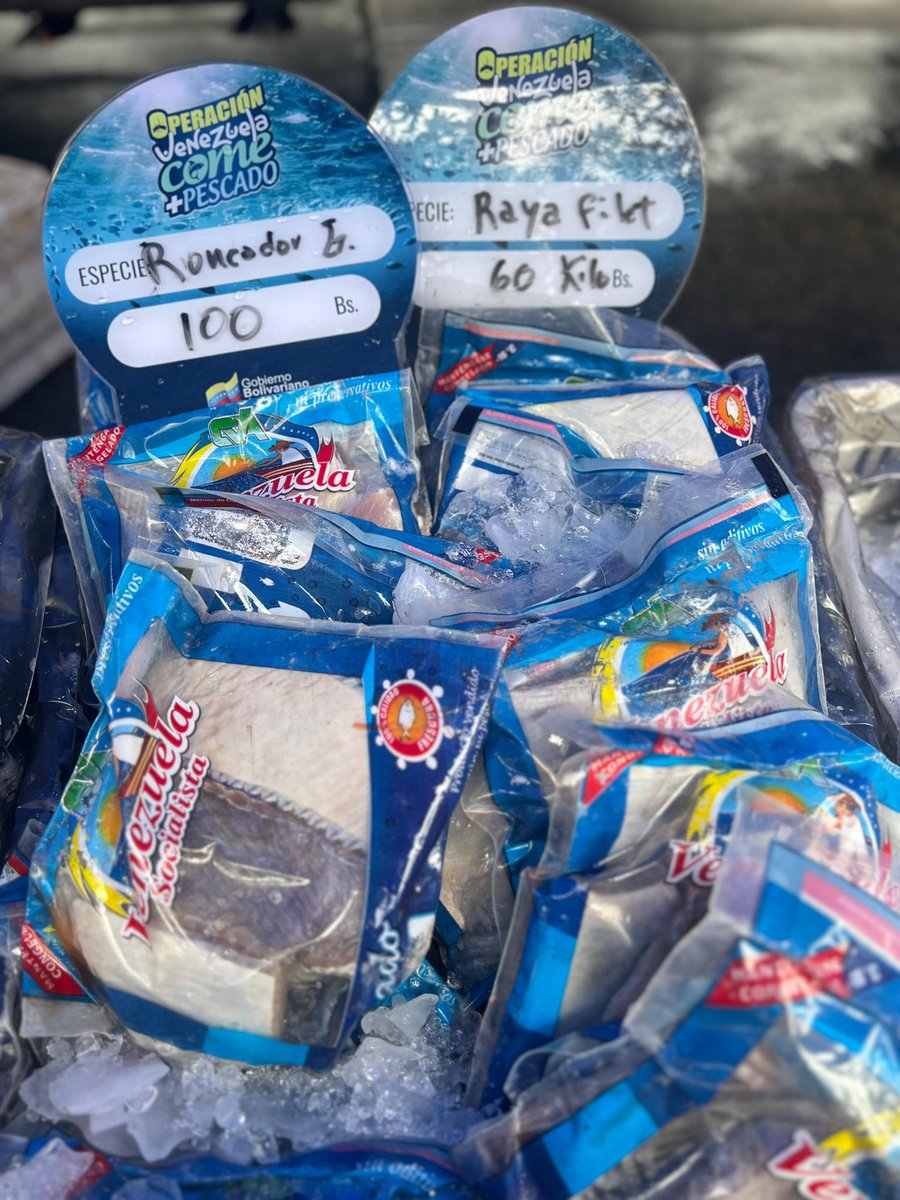 En la Feria del Cardumen podrás adquirir gran variedad de proteína pesquera y acuícola.

Lisa por un costo de 38,00 bs, lamparosa por 44,00 bs, roncador a 58,00, raya por 60,00 bs, camarón por un precio de 140,00 bs, entre otras especies.

<a href="/NicolasMaduro/">Nicolás Maduro</a>
<a href="/Jcloyo/">Juan Carlos Loyo</a>
#AvanzandoConAmor