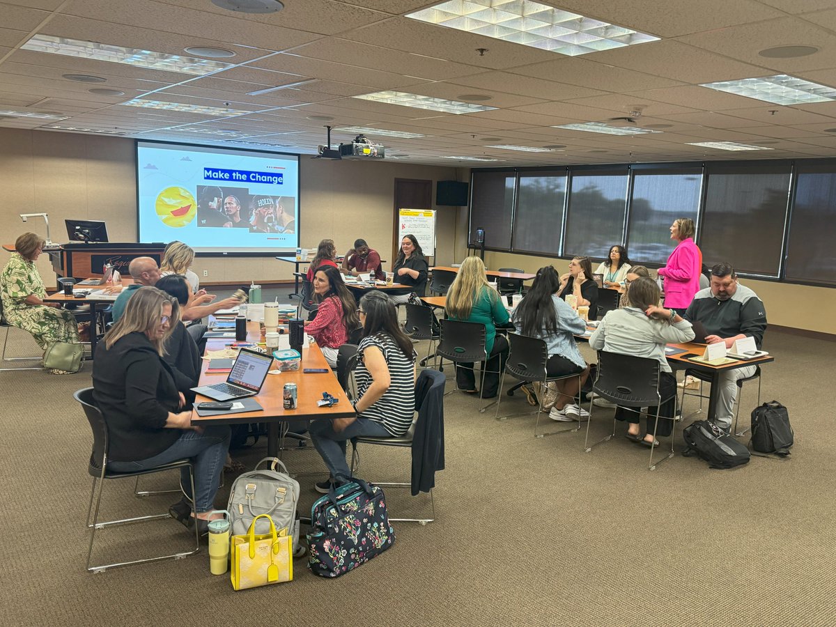 Campus &amp; District leaders setting BIG goals &amp; putting in the work to "make the change stick!"