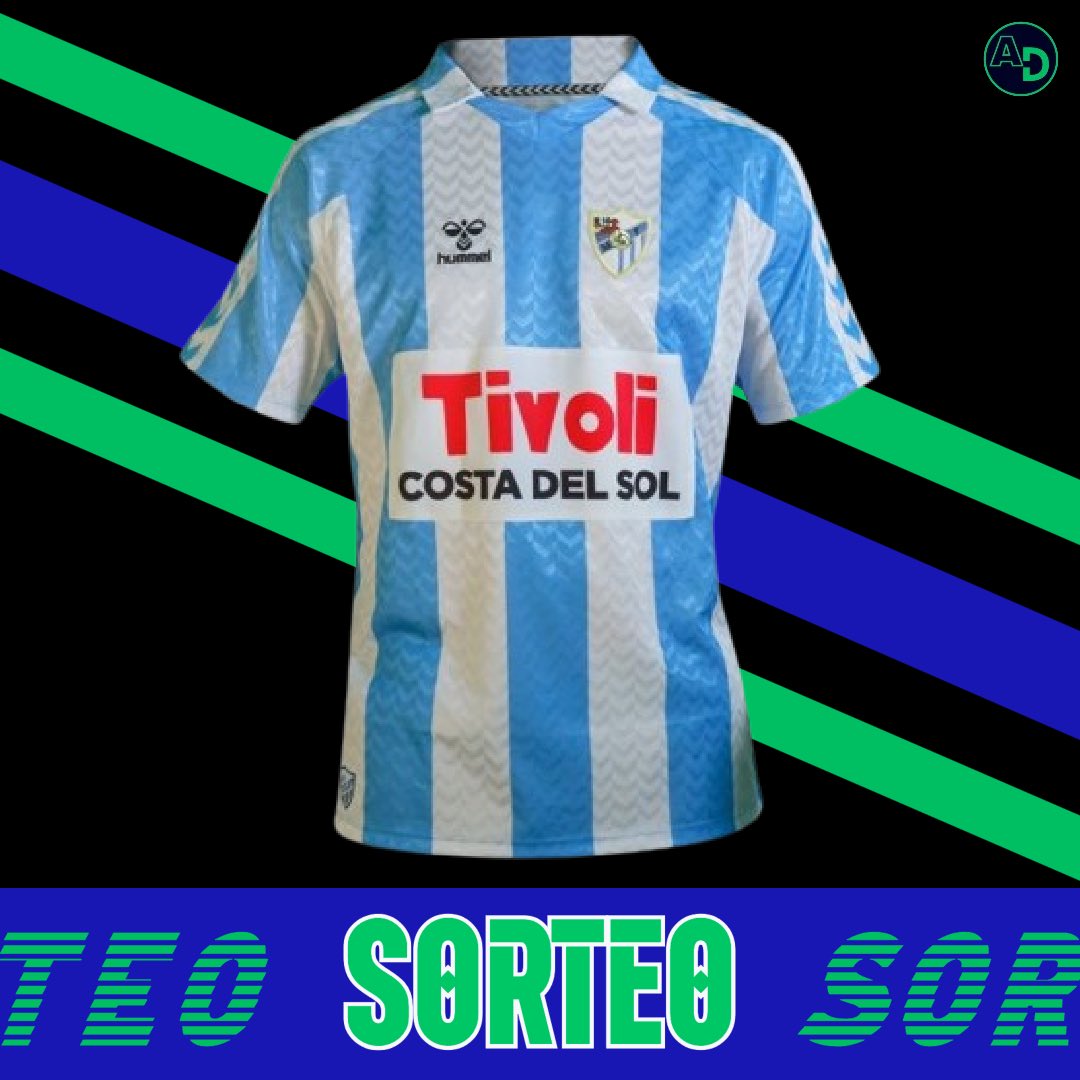 🎁 𝐒𝐎𝐑𝐓𝐄𝐎 𝐂𝐀𝐌𝐈𝐒𝐄𝐓𝐀 𝐌𝐀́𝐋𝐀𝐆𝐀

📌 Si el Málaga gana mañana contra el Celta Fortuna con gol de Kevin Medina, sorteamos la camiseta de su 120 aniversario.

⚠️ Condiciones para participar:

1️⃣ RT
2️⃣ FOLLOW

🍀 ¡Mucha suerte a todos los participantes!