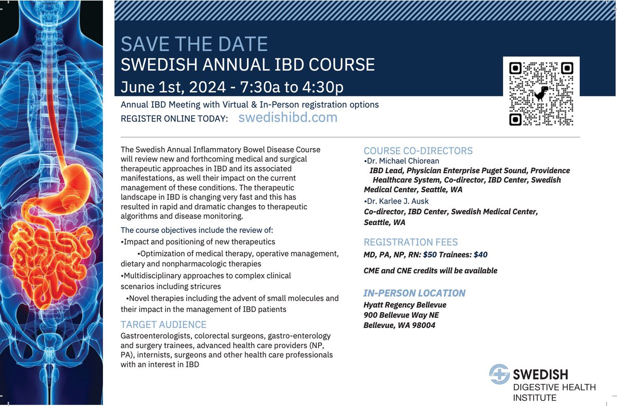 Tomorrow June 1 
👇🏼
👇🏼
👇🏼
👇🏼
<a href="/mchiorean4/">Michael Chiorean</a> <a href="/SwedishGastro/">Swedish Gastroenterology</a> <a href="/RPanaccione/">Remo Panaccione, MD, FRCPC</a> <a href="/LindsaySceats/">Lindsay Sceats</a> <a href="/uwmnewsroom/">UW Medicine Newsroom</a> <a href="/UWDIVGASTRO/">UWGASTRO</a>