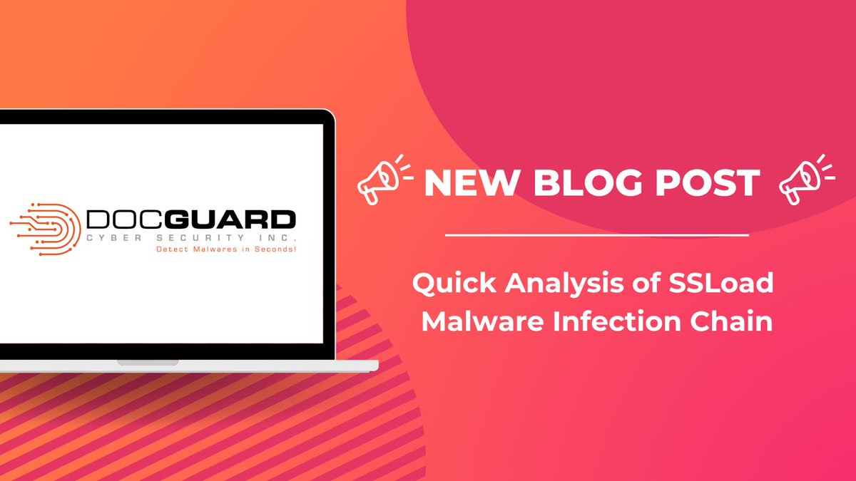 ✍ New Blog Post

👉 Quick Analysis of SSLoad Malware Infection Chain

📊 We have recently released an in-depth analysis of the SSLoad malware infection chain, originally disseminated by @filescan_itsec.

🔗 Read the full analysis here: docguard.io/quick-analysis…