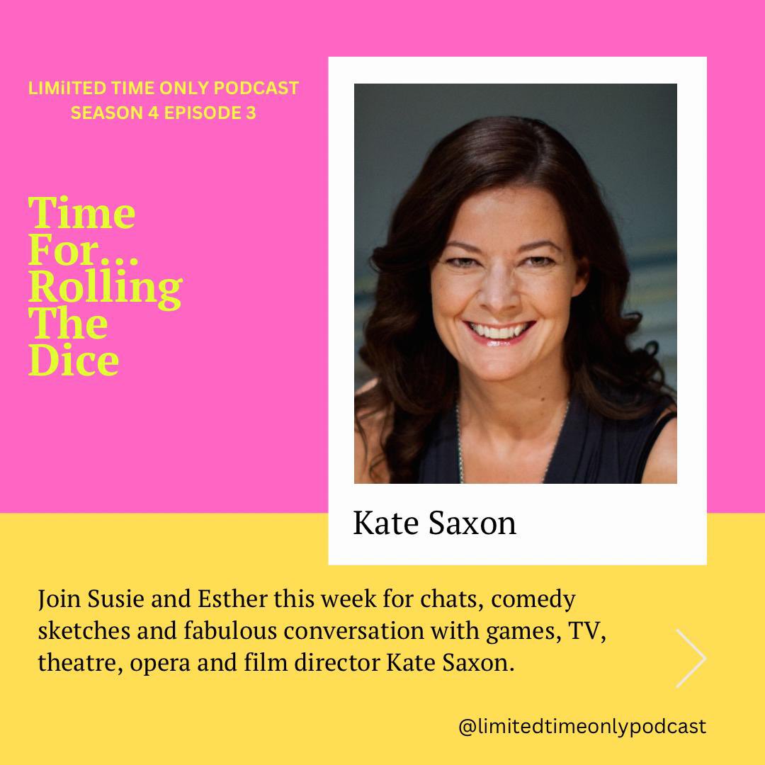 limitedtimeonlypodcast (@limitedtimepod) on Twitter photo On your marks, get set, GO!
New episode of LTO!
Games & gaming special featuring the supremely talented TV, theatre, opera & cinematic performance for games director, KATE SAXON <a href="/SaxonKate/">Kate Saxon 💙</a>
🙌📺👾🎭💄
Listen now on all podcast apps!
#Endeavour #Grace #TheWitcher #AlienInvasion On your marks, get set, GO!
New episode of LTO!
Games & gaming special featuring the supremely talented TV, theatre, opera & cinematic performance for games director, KATE SAXON <a href="/SaxonKate/">Kate Saxon 💙</a>
🙌📺👾🎭💄
Listen now on all podcast apps!
#Endeavour #Grace #TheWitcher #AlienInvasion