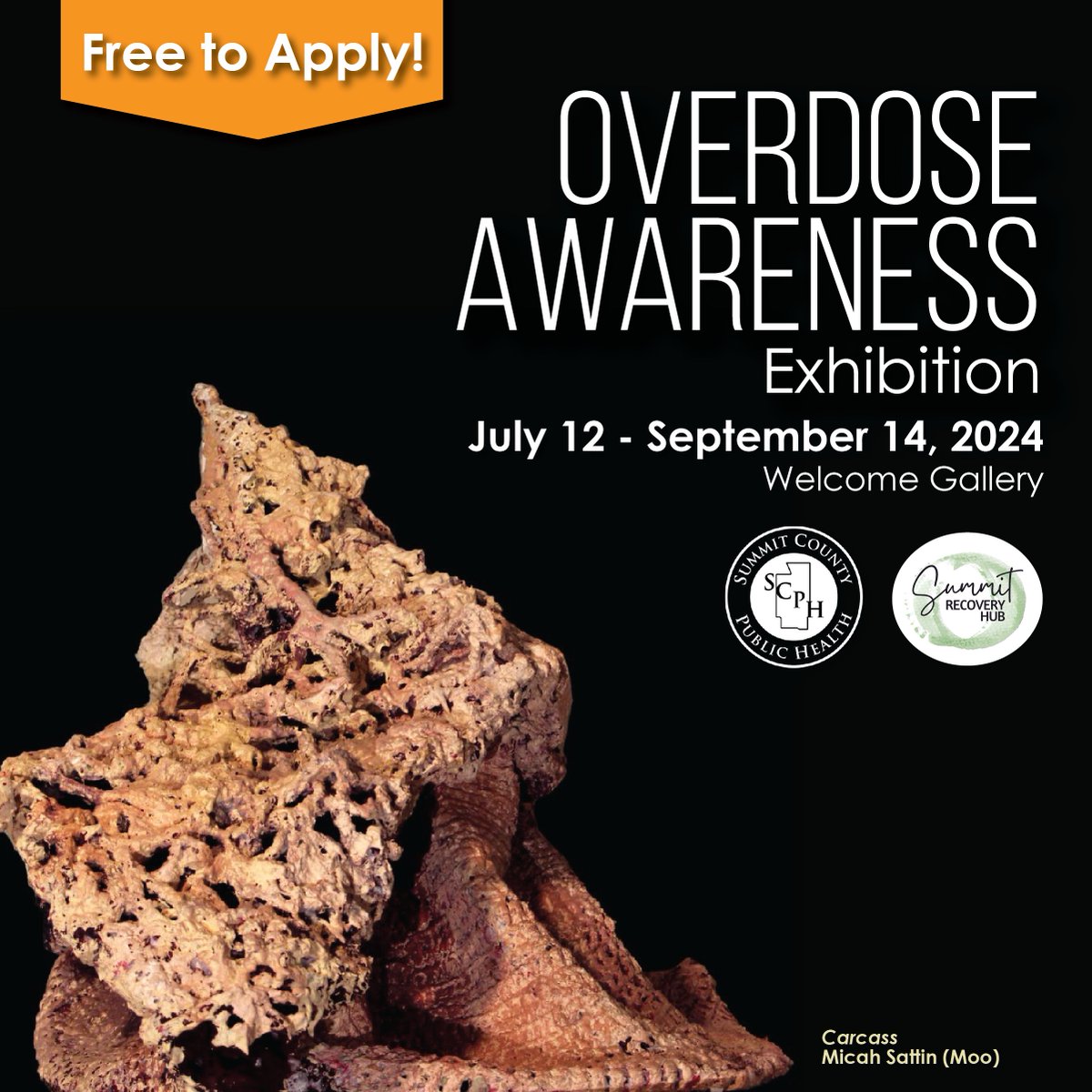 SUBMIT YOUR WORK BY TODAY! In honor of #OverdoseAwarenessDay on August 31, visual artists are invited to submit artworks about their own experience with overdose or in honor of a loved one who passed from an overdose. 

APPLY FOR FREE: summitartspace.org/call-for-artis…