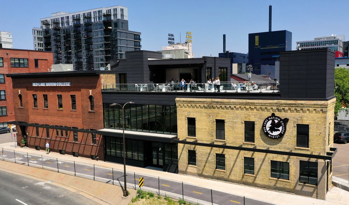 📢 Exciting News! 📢
 
Red Lake Nation College (RLNC) is celebrating the grand opening of its new campus in downtown Minneapolis, MN on June 6th from 2-4pm! 🎉
 
Photo Credit: @Native_Scholars
 
#RLNC #TribalColleges #NativeEducation #Minneapolis #OjibweCulture #HigherEducation