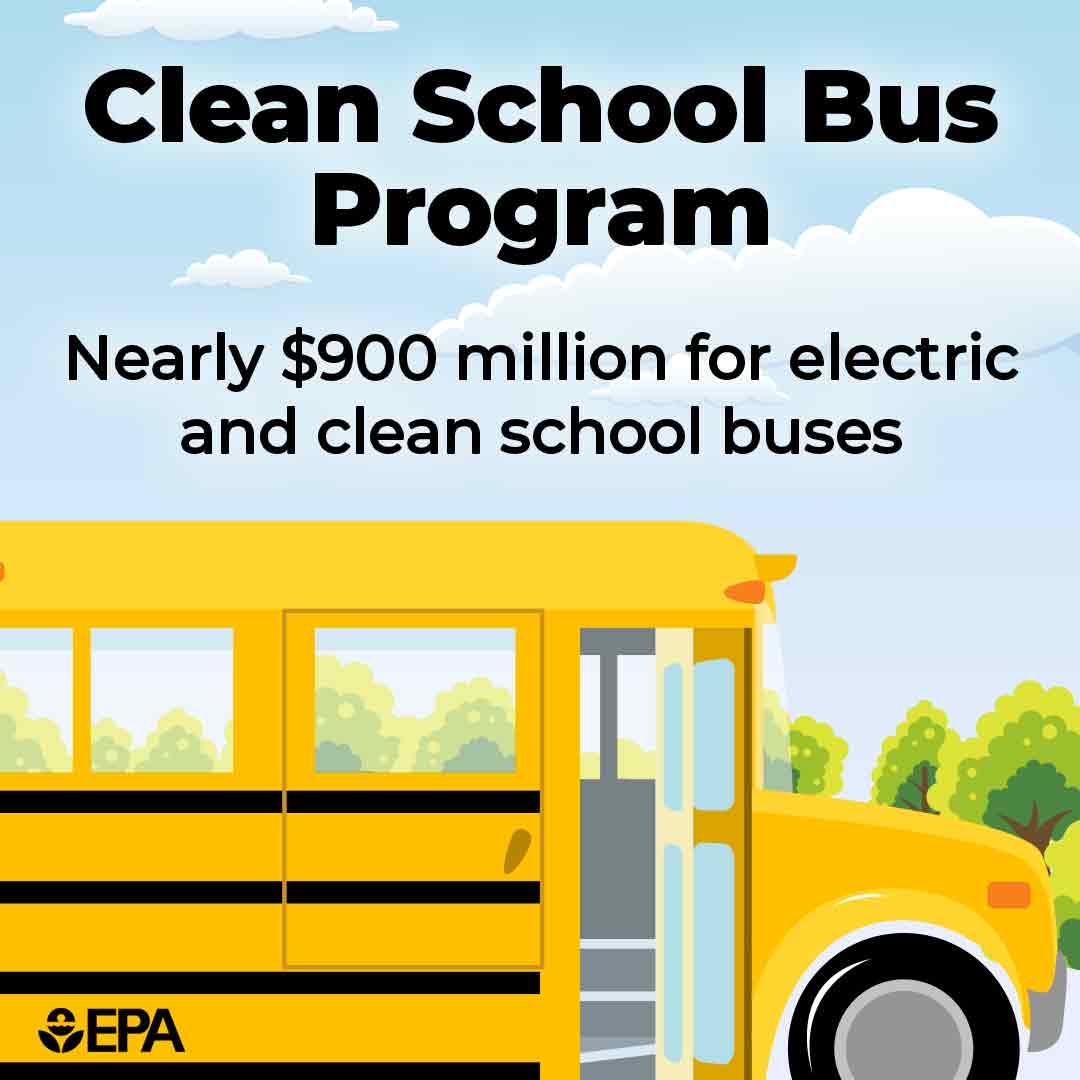 . @EPA's #CleanSchoolBus Program is awarding over $22.6M to Oregon school districts to help schools replace 96 older diesel school buses with new electric or propane buses, delivering cleaner air for students and communities. epa.gov/newsreleases/b…