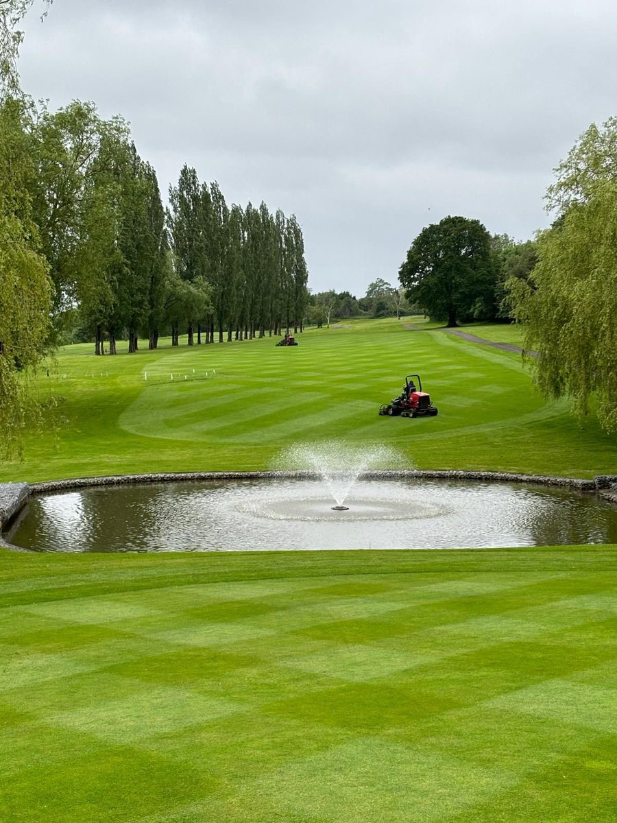 <a href="/Abridgegolfclub/">Abridge Golf Club</a> gearing up for club championship this weekend #greenkeeping #golf