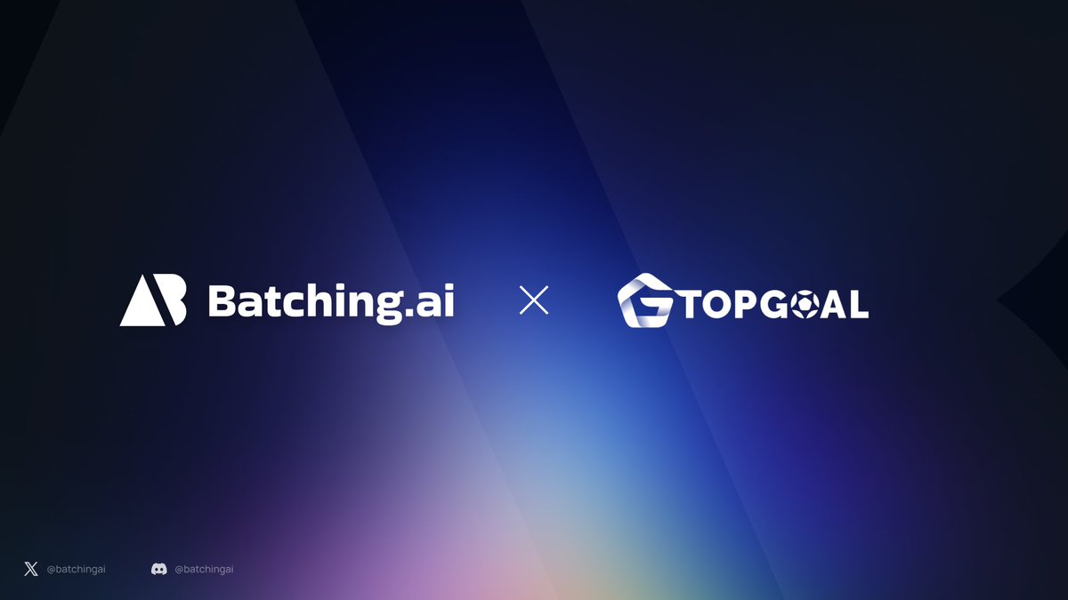 Defi_Eagle's tweet photo. ⚽ @TopGoal_NFT has teamed up in a partnership with @BatchingAI.

🤖 #BatchingAI is an AI-powered platform in the Web3 space that lets users create and customize NFTs with the help of AI.

🔽 VISIT
https://t.co/TyUFExNZQ4 https://t.co/nSz36th6OQ