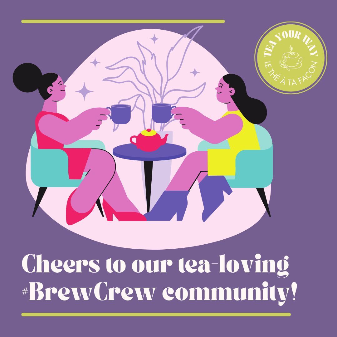 May #BrewCrew recap:

💫 Tea refreshes body & mind
💫 Shared lattest sip mag articles
💫 Celebrated International Tea Day & the #TeaPower movement
💫 Hosted Sofa Summit

Thanks for joining! Your support fuels our tea passion! 🧡 🍵 
#SpringRefresh #TeaPower #DrinkTea #TeaYourWay