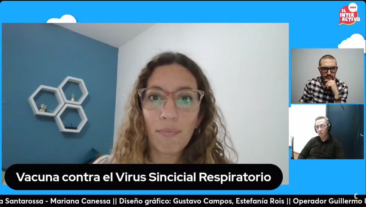 📌 #ElInteractivo | Eugenia Pannunzio (MN 129496) - médica especialista en pediatría: Vacuna contra el Virus Sincicial Respiratorio (VSR) ya está disponible en el país para adultos mayores de 60 años o con comorbilidades.