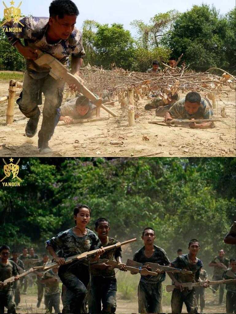 ANoahnyein's tweet photo. အမျိုးသား ညီညွတ်ရေးအစိုးရ ကာကွယ်ရေးဝန်ကြီးဌာန ပြည်သူ့ကာကွယ်ရေး တပ်မတော်ရန်ကုန်တိုင်းစစ်ဌာနသို့ ဝင်ရောက်လာသော တပ်သားသစ်များ​၏ အခြေခံစစ်ပညာ လေ့ကျင့်နေမှုများကို ရန်ကုန်တိုင်းစစ်ဌာနက ထုတ်ပြန်
Photos Crd https://t.co/42lKJu7L3x