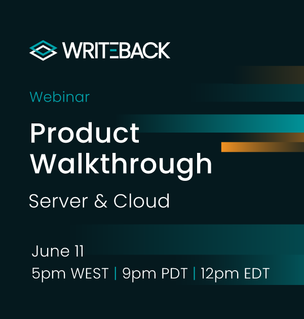 _WriteBack's tweet image. 🚀 There is no better way to end the week!

A new release of #WriteBack is coming your way, and we will be doing a live demo on June 11! Your participation is crucial as we unveil all the new features that can transform your business. Sign up: swki.me/Ocfg4CdC

#Tableau