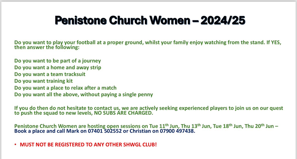 Penistone Church FC tweet media