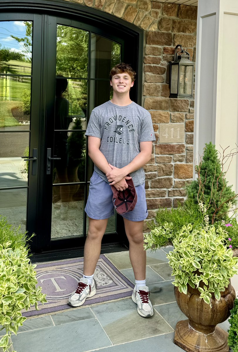HolyGhostPrep's tweet photo. The next @HolyGhostPrep graduating senior to take his #VirtualVictoryLap is Jacob Tuzza, who will major in finance at @ProvidenceCol starting in the fall. We wish Jacob the best of luck at Providence. #ThinkSuccess #ThinkGhost #GoFriars #Friartown #PC2028 https://t.co/2R4cJIKcNd