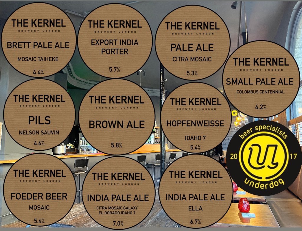 Some lovely bits pouring here today, Friends!! See full list in bio…
And just a little reminder that we’re tapping sh*t loads of The Kernel tomorrow!! Happy Friday!! 
😘😘🍻🍻✌🏼✌🏼