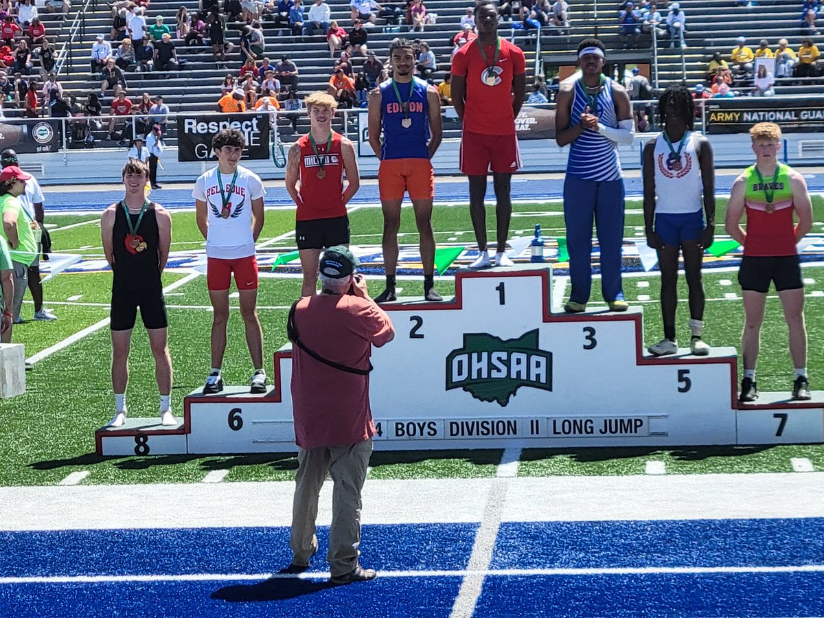 Congratulations Alden! So happy for you. 7th place at the OHSAA state meet. 20'-10 1/4".
@LoganElmAD @LoganElmSports @LoganElmHS