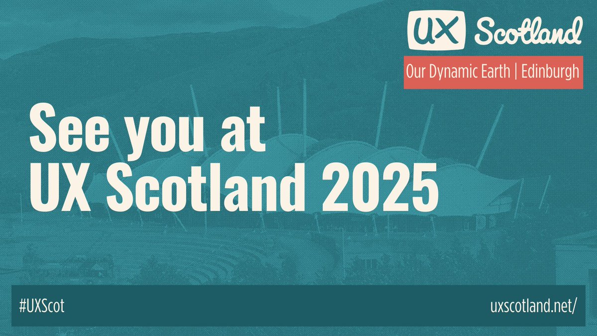 Last but not least, thank you to the Software Acumen team - Louise, Ellie, Allison, Lorna &amp; Mark. 

We’ll see you all back here in 2025! #UXScot
