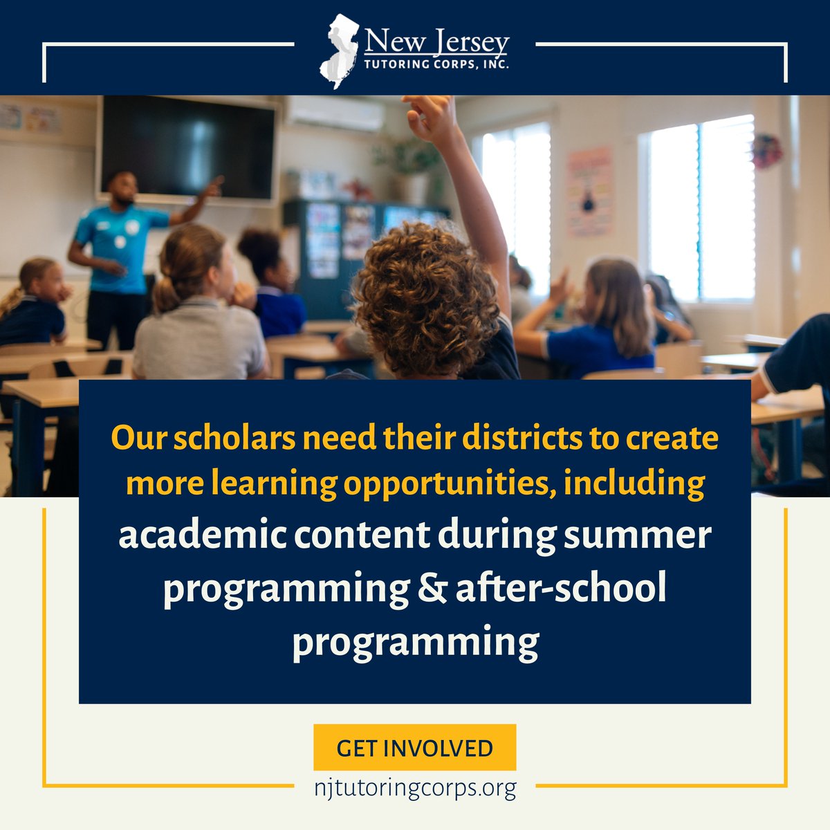 We need learning opportunities beyond the standard school calendar by adding academics to summer camps and after-school programs.

Read about pandemic learning loss here: bit.ly/3QPLA5T

#EducationReform #SummerLearning #newjerseyeducation #njeducation #ChangingLives