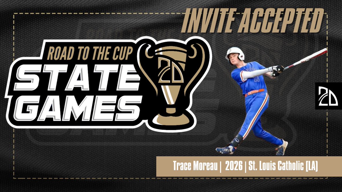 ⭐️ Trace Moreau ⭐️ 
(@TraceMoreau1427 )

2D State Games
June 4th @ University of Lafayette 

#uncommitted 2026 IF/RHP stepped up big for St. Louis this season. Played multiple positions. Plus defender and will fill it up on the mound. Exciting future for Moreau. 

@slc_baseball |